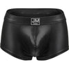 Sexy Men's Faux Black Leather Panties Gay Underwear Man Boxer Briefs Trunks Boxer Shorts and Underpants Boxers