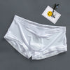Men's Ice Silk Boxer Pants Breathable Panties Sexy Transparent Ultra-thin Underwear Breathable Comfortable Underpants