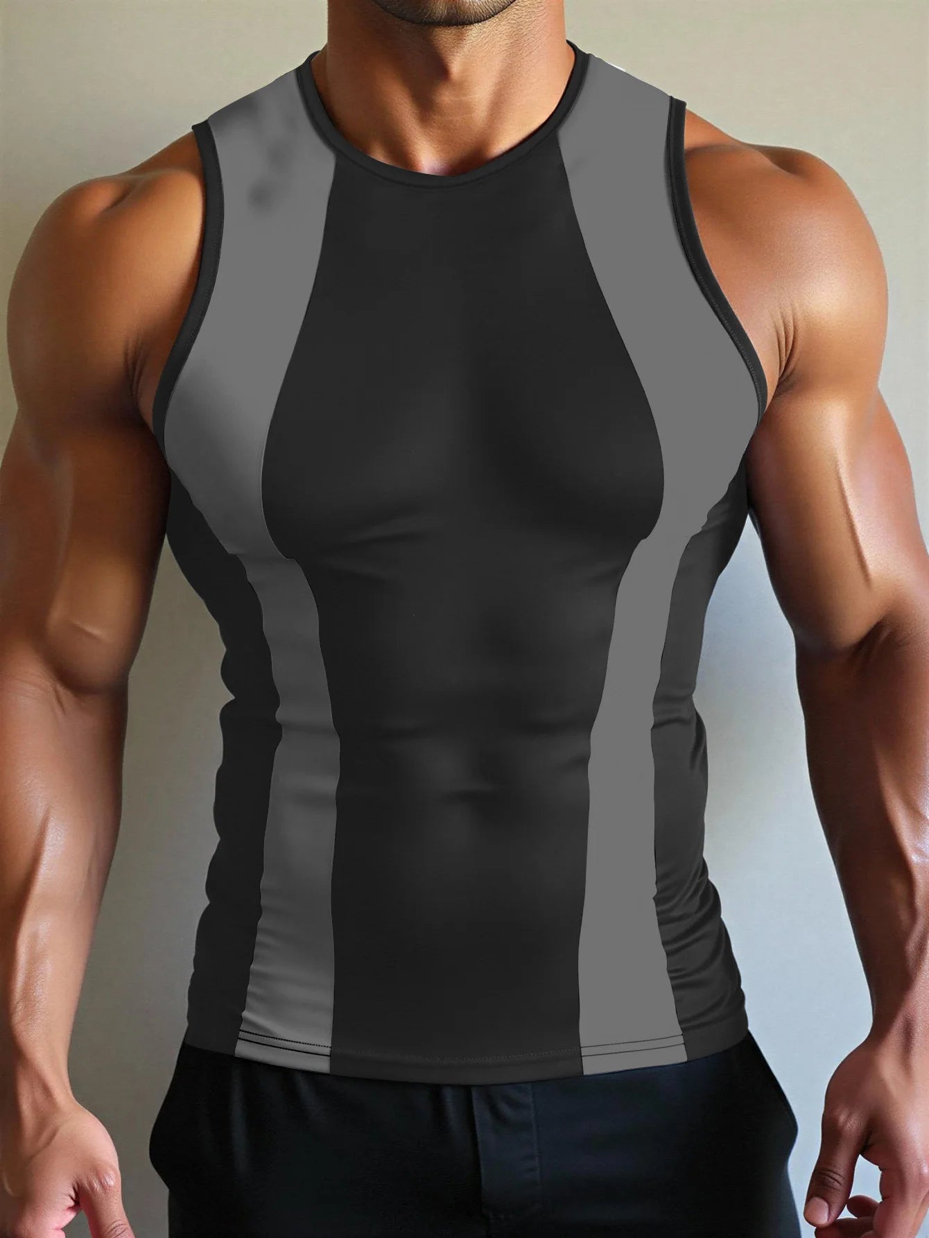 Men's Short Sleeve T-Shirt Vest Fashion Trend New Design High-Quality Top 2026 Year Men's Apparel Casual Wear
