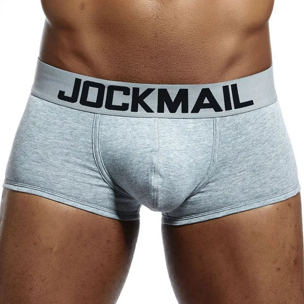 JOCKMAIL Brand Male Panties Breathable Boxers Cotton Men Underwear