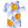 Creative Funny Egg 3d Printed T Shirt Men Summer Short Sleeve Harajuku Casual Loose T-Shirt Fashion Street Comfort Tees Clothing