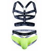 Sets Men Body Bondage Lingerie Sexy Harness Bodysuit and Jockstrap Gay Underwear Mens Lingerie Sissy Panties Costume Hombre