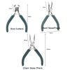 12 Style Exclusive Customization High Quality Stainless Steel End Cutting Wire Pliers Hand Tools DIY Jewelry Making Pliers Set