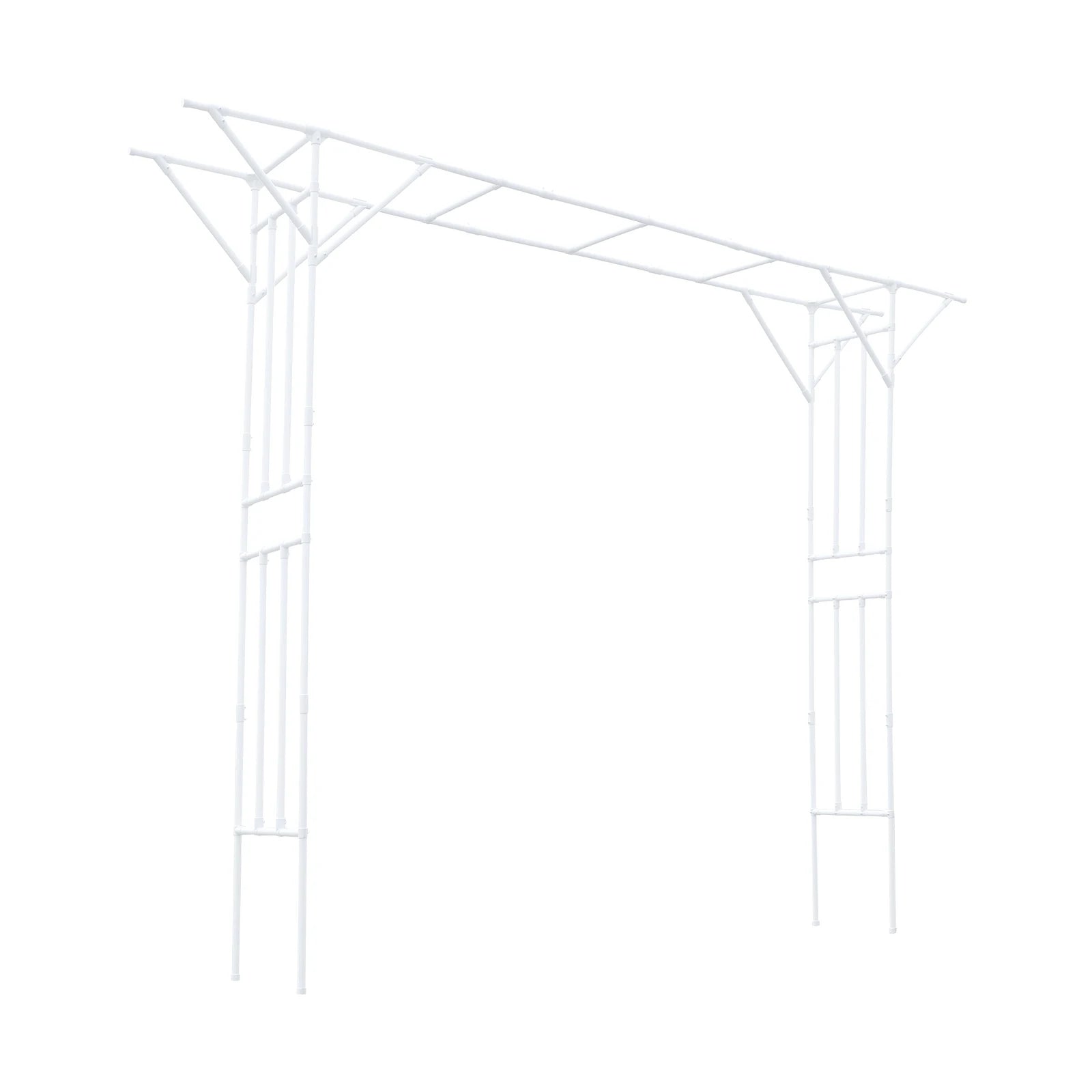 Outdoor Garden Arch Arbor Arbour Metal Garden Trellis for Climbing Plants Outdoor Pergola Trellis