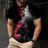 3D Lion Print Graphic T shirts Short Sleeve Tee Men's Clothing O-Neck Animal Print Mens Clothing T-shirts for Men Street Tops