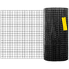 SucceBuy Welded Wire Fence Vinyl Coated Chicken Rabbit Mesh 1"x1" 16 Gauge 24"x50'/24"x100'/36"x50' Black Hardware Cloth & Mesh