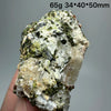 Natural Dark Brown Andradite Garnet Cluster Raw Crystal Mineral Specimen Calcite Matrix Healing Stone Home Decoration