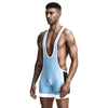Mens Undershirts Slim Bodysuit Shaper Wrestling Singlets Jumpsuits Sexy Underwear Bodywear Sports Bodybuilding Singlets Onesie