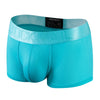 Fashion Fluorescent Color Men's Underwear Sporty Breathable Mesh Boxer Briefs Sexy Transparent Male Underpants Gay Sissy Shorts