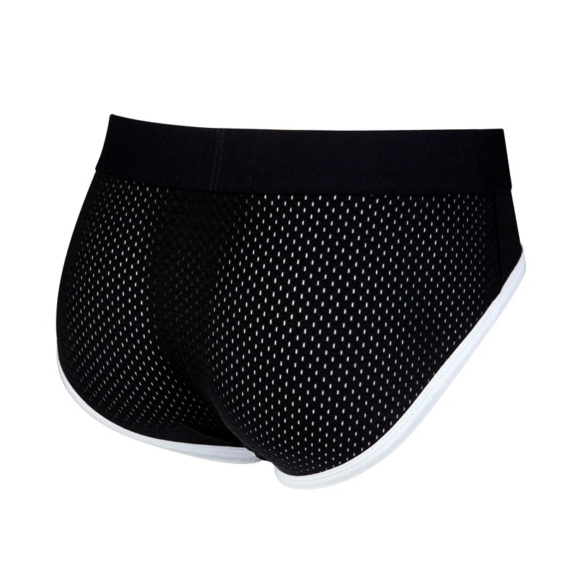 U Convex Sexy Man's Underwear Briefs Underpants Comfortable Men's Briefs Bikini Gay Underwear Men's Briefs Nylon Ice Silk JM311