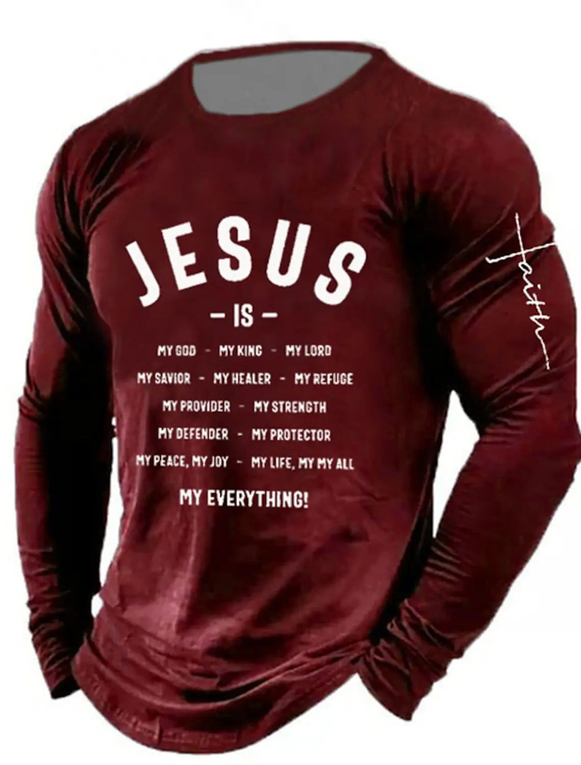 Men's Tshirt Tee Distressed Graphic Prints American Flag National Flag Crew Neck Outdoor Street Long Sleeve Print Clothing
