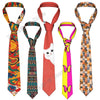 New Polyester Silk 8cm Tie For Men Cat Neck Fashion Slim Mens Necktie Personality Cravate Wedding Business Accessories Ties