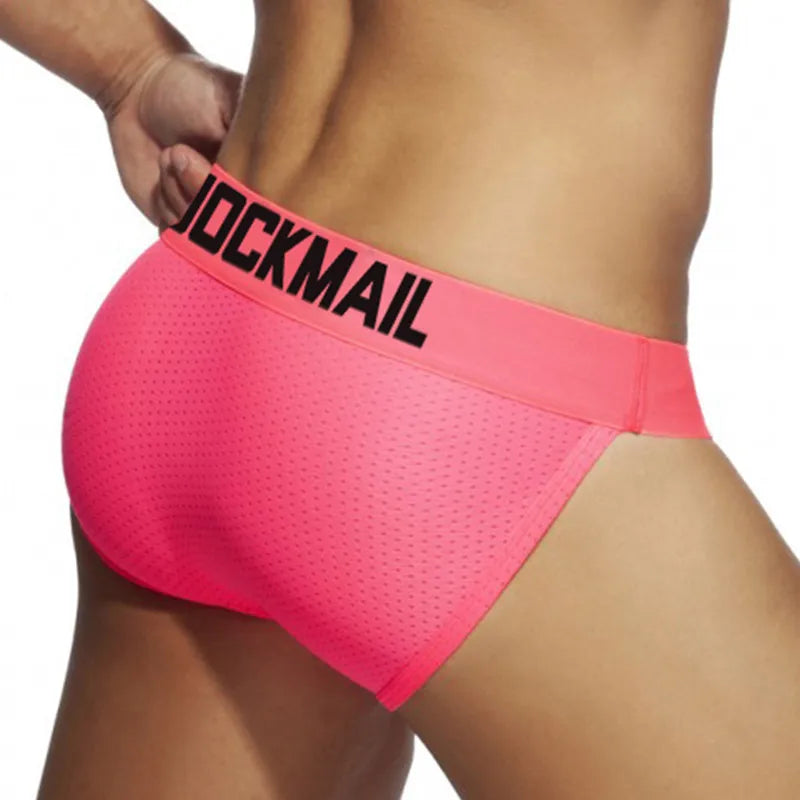 4pcs/Lot Men Underwear Briefs Underpants Nylon Mesh Quick Dry Men's Briefs Bikini Slip Men's Tanga Briefs or As Swim Swimwear