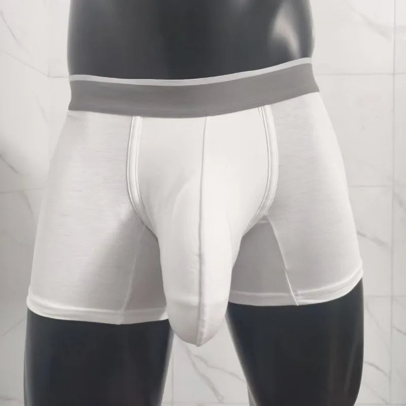Ultra Men Modal Ice Silk Boxer Briefs Big Pouch