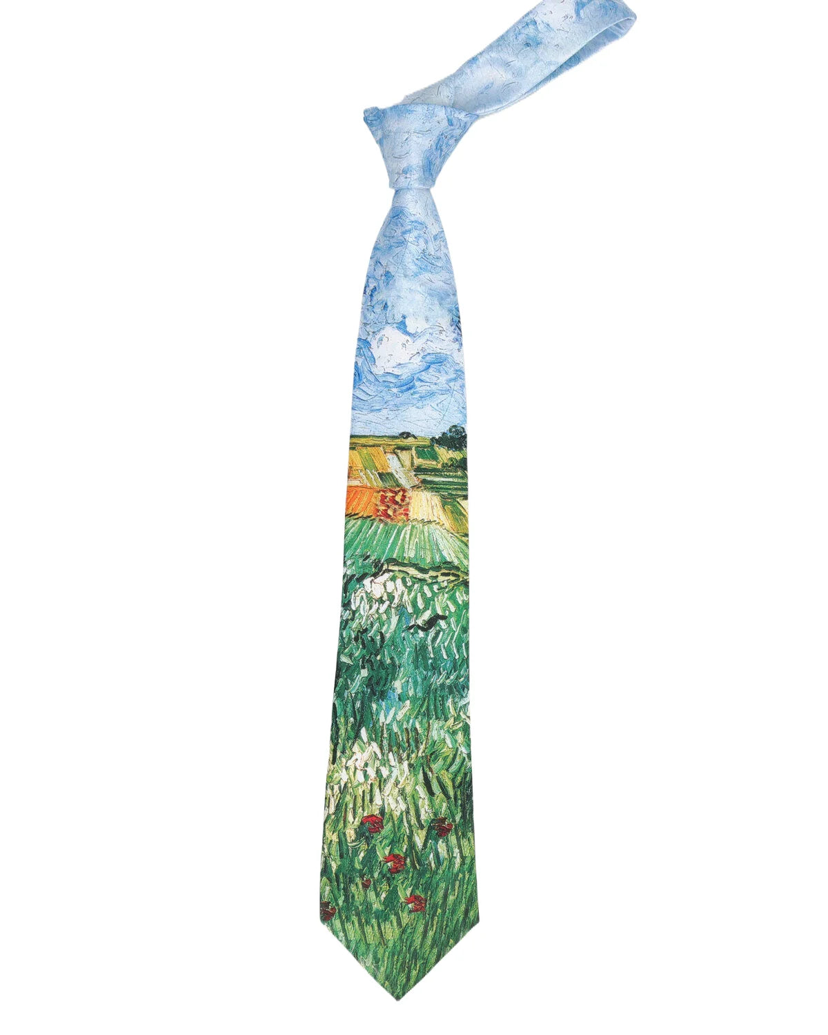 New Fashion Oil Painting Neck Ties For Men Star Moon Retro Fun 8cm Wide Slim Necktie Accessories Daily Wear Wedding Party Gifts