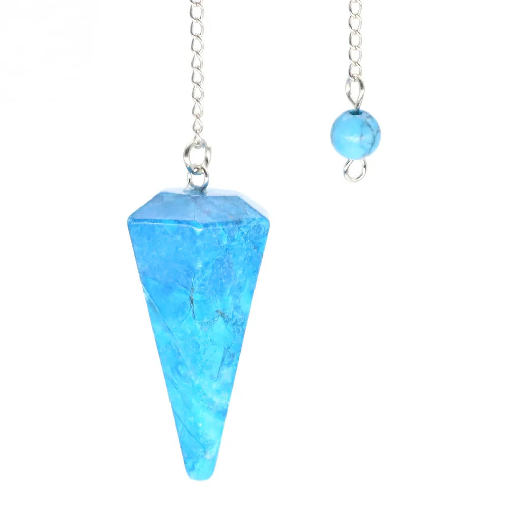 Natural Crystal Pendulums for Divination Dowsing Amethyst Pink Quartz Pendulum Reiki Healing Gem Stone Pendant Pendulos