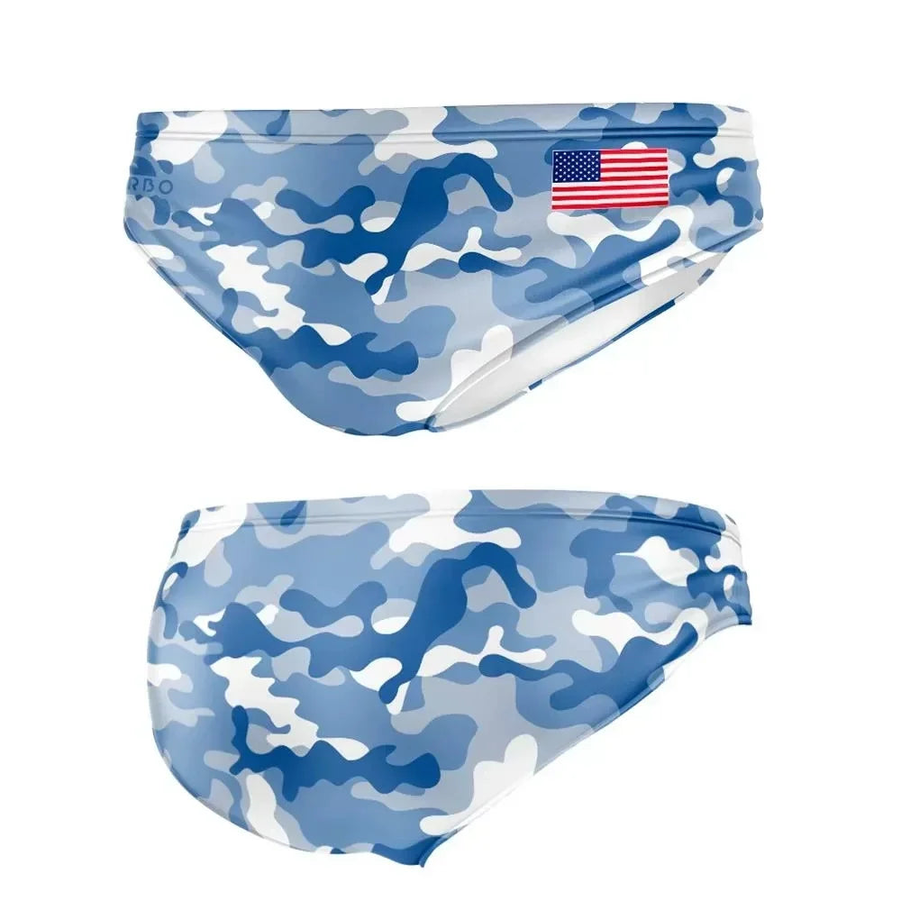 Summer Mens Swimming Short Print Briefs Low Sexy Bikini Surfing Beach Maillot De Bain Homme Shorts Pool Training Quick-drying