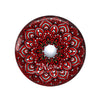 Fashion Scarlet Mandala Flower Art Patterns 12mm/18mm/20mm/25mm Round Photo glass cabochon demo flat back Making findings