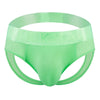 Sexy Men Thong Underwear Jockstraps Crotchless Underpants Low Waist Bikini Panties Mesh Elastic Thread Skin Friendly Lingerie