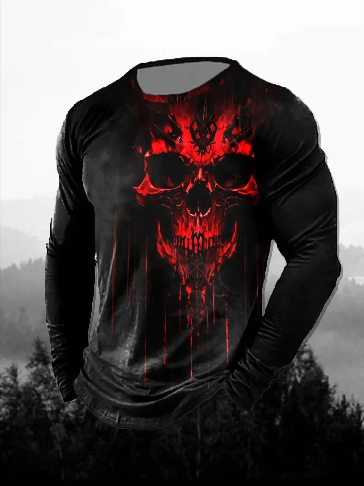 Sale 3D Printed Lion Pattern Men's T-Shirt Casual Comfortable Long Sleeve T-Shirt Unisex Fashion Autumn Unisex T-Shirt Clothing