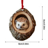 2024 Animal Christmas Ornaments 2D Cute Acrylic Raccoon Cat Owl Squirrel Animal Pendant for Christmas Tree Decoration