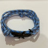Mens Vintage Black Shark Bracelet Pure Hand Knitting Multicolor Rope Multilayer Bracelets For Women Men Cute Animal Jewelry Gift