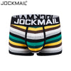 Jockmail boxers hombre Cotton Striped sexy low-rise mens underwear young couple calzoncillos hombres boy panties 4pc