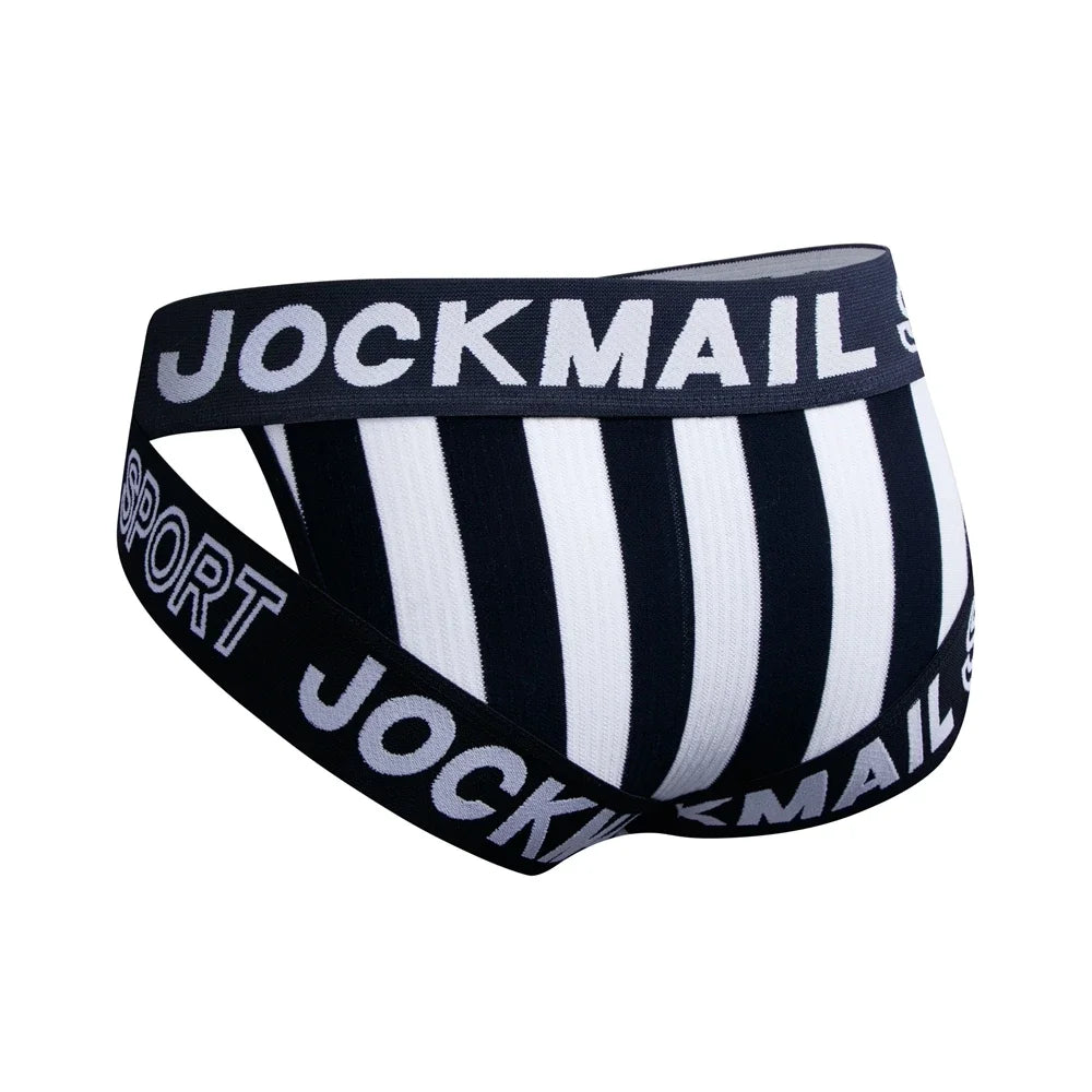 JOCKMAIL Men's Briefs Sexy Men Underwear Jockstrap Slip Homme Bikini Cueca Hombre Underpants Gay Panties Calzoncillos Breathable