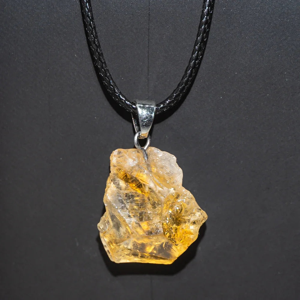 Natural Rough Stone Necklace