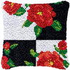 Flower Latch Hook Kit Cute Knooppakket Kussen Knopen Pillow Button Smyrna Knooppakket Needlework Button Packagek Linkhaak Kussen