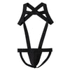 Men's Jockstrap Underwear Bodysuit Suspender Jumpsuits Sexy Lingerie Men Harness Hollow Out Bondage Elastic Hole Erotic Costume