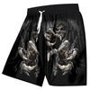 Men's swimming trunks 3D skull print beach shorts quick-drying outdoor leisure sports shorts swimwear fashion men's shorts