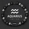12 Zodiac Bracelets Natural Stone Cancer Virgo Leo Libra Bracelet Couples Friendship Gifts Bracelets Jewelry pulsera hombre