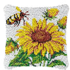 Flower Latch Hook Kit Cute Knooppakket Kussen Knopen Pillow Button Smyrna Knooppakket Needlework Button Packagek Linkhaak Kussen