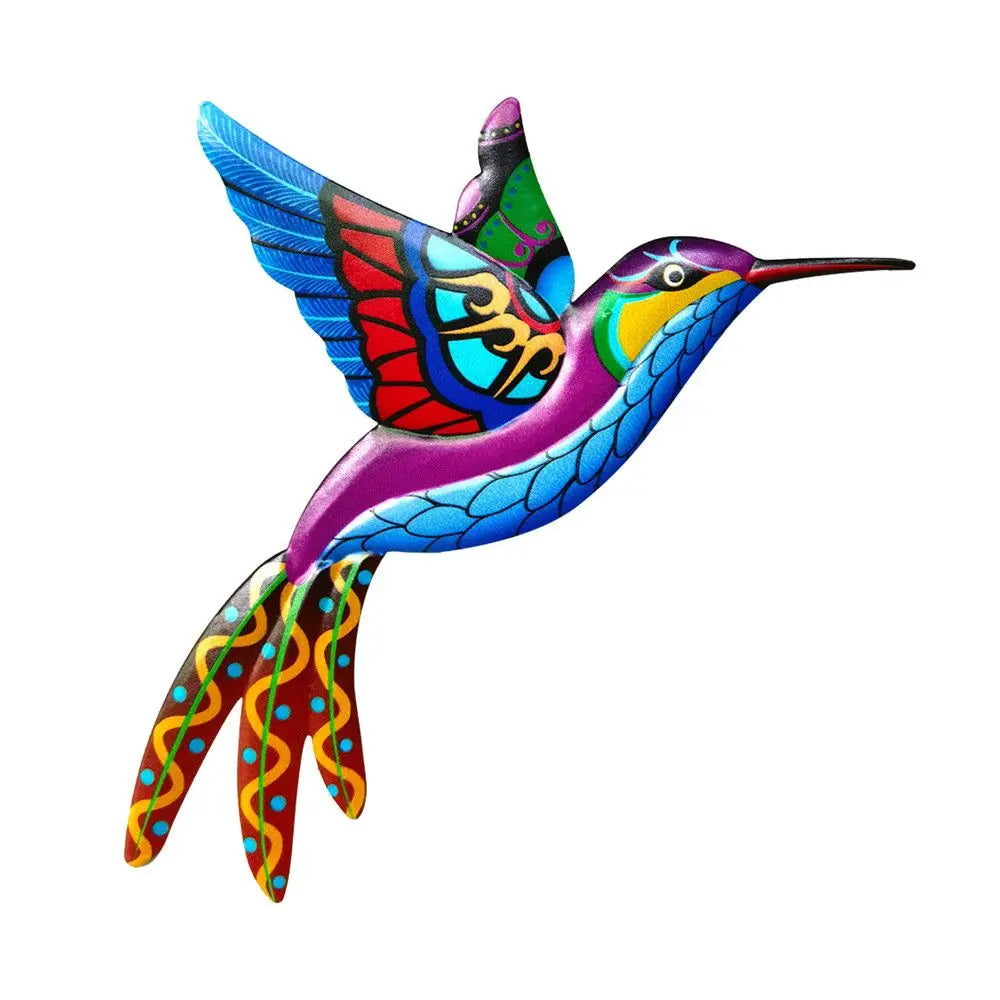Metal Hummingbird Bird Wall Decor