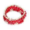 3pcs Boho Bohemian Pink Butterfly Pendant Charm Beads Bracelets Set For Women Stone Wristband Bracelet Bangles Pulseras Feminina