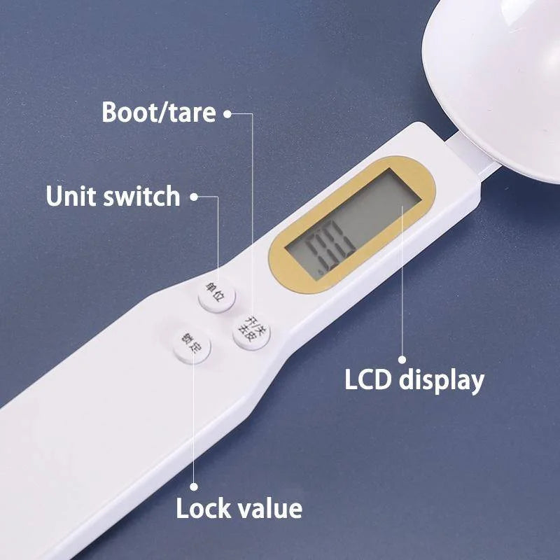 Digital Measuring Spoon 500g 0.5g LCD Electronic Kitchen Scale As Seen On TikTok