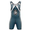 Men's Singlet Zipper Front Back Dog Man Play Bodysuits