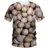 Creative Funny Egg 3d Printed T Shirt Men Summer Short Sleeve Harajuku Casual Loose T-Shirt Fashion Street Comfort Tees Clothing