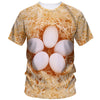 Creative Funny Egg 3d Printed T Shirt Men Summer Short Sleeve Harajuku Casual Loose T-Shirt Fashion Street Comfort Tees Clothing