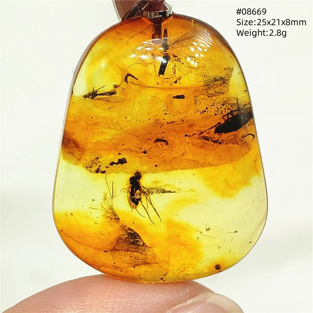 Natural Amber Pendant From Baltic Flower Yellow Amber Water Drop Women Men Jewelry Reiki Stone Women Men AAAAAAA
