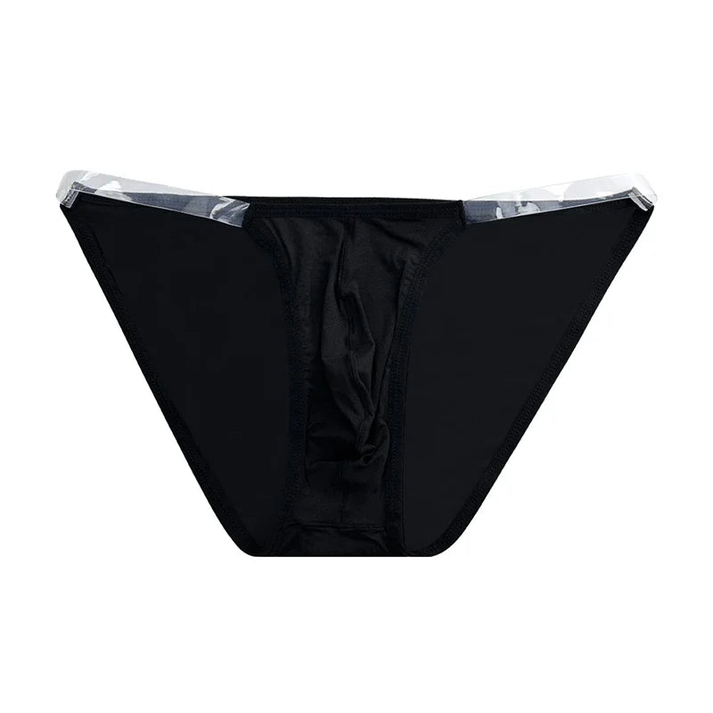 Men's Underwear Low Waist Nylon Briefs Solid Color Simple Underpants Male High Quality Comfortable Sports Shorts Panties