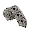 Fashion skull 3D printed tie art design personality tie adult 8cm wide polyester slim shirt suit party accessories
