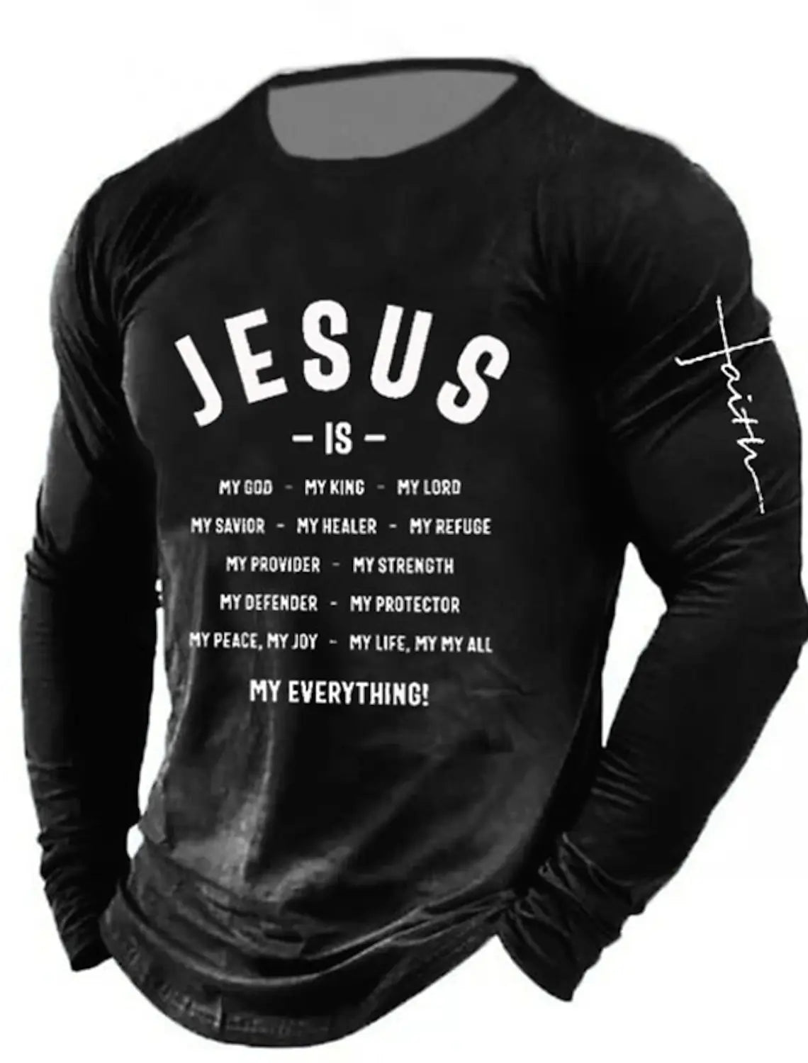 Men's Tshirt Tee Distressed Graphic Prints American Flag National Flag Crew Neck Outdoor Street Long Sleeve Print Clothing
