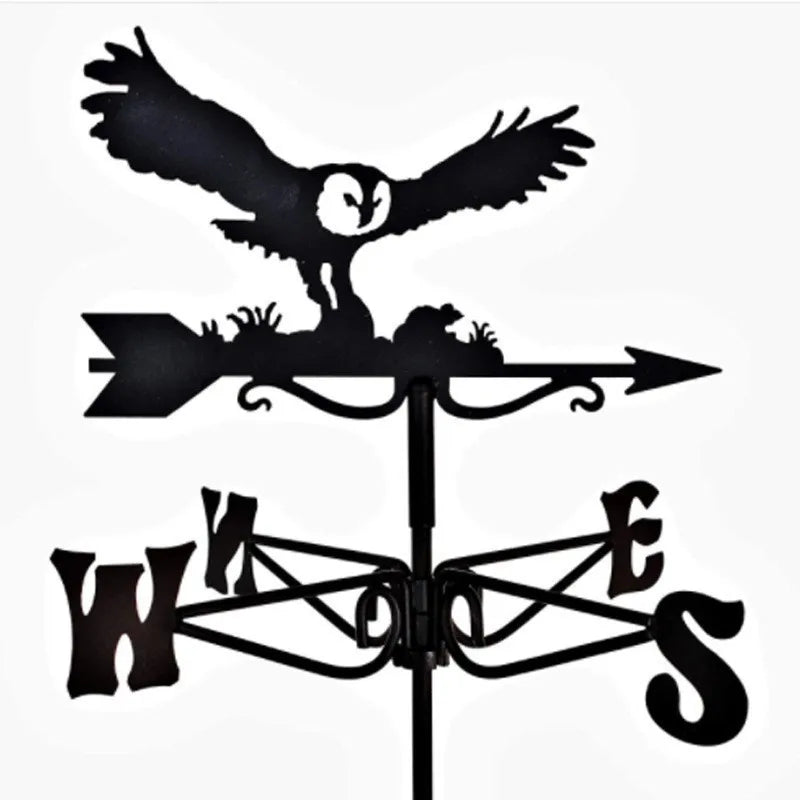 Metal Weathervane,Witch Iron Weather Vane,Sea Rover Wind Direction Indicator Garden Decoration Outdoor Roof Decoration Gardening