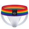 Sexy Men Tanga Jockstrap Slip Homme Bikini Cueca Gay Underwear Underpants Calzoncillos Low-waisted Breathable Rainbow