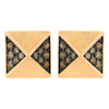 14K Rose Gold 1/4 Cttw Brown Diamond Pyramid Stud Earring (Brown Color, SI1-SI2 Clarity)