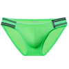 Men Bikini Briefs Sexy Underwear Gay Panties Comfortable Penis Pouch Slip Hombre Cuecas Male Underpants Nylon Mesh Quick Dry
