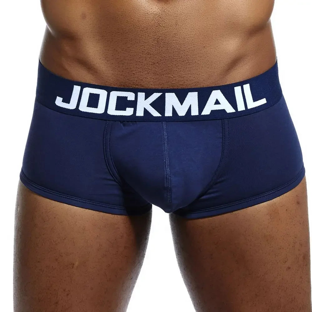 JOCKMAIL Brand Male Panties Breathable Boxers Cotton Men Underwear
