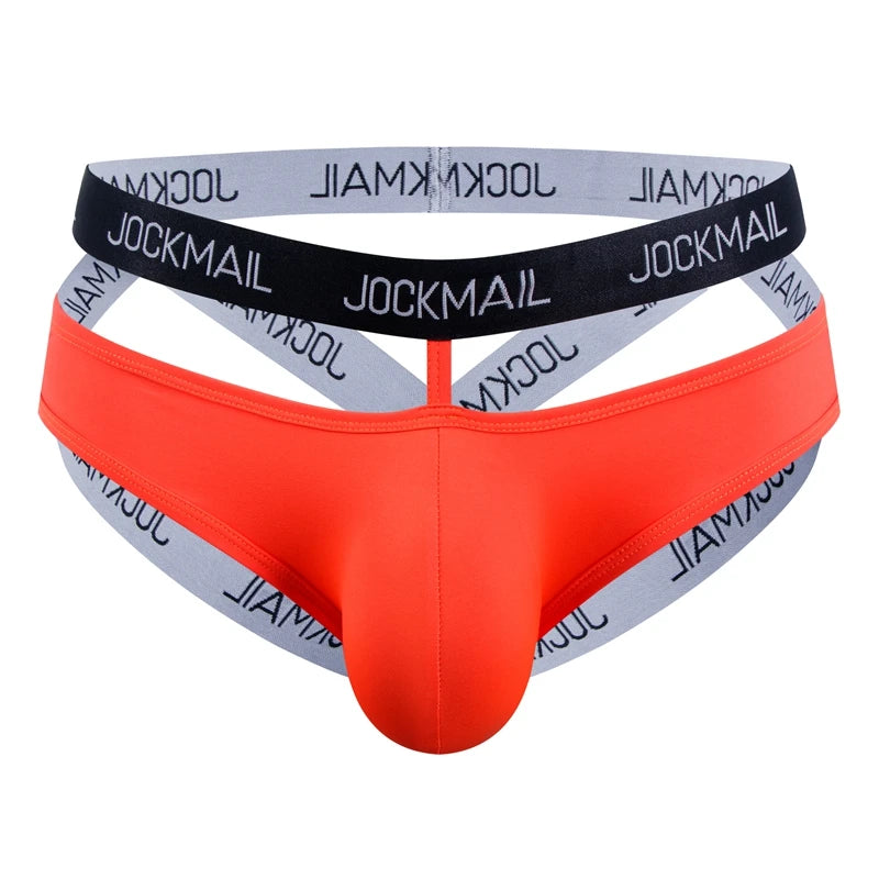 Men Jockstrap Harness Mens Bondage Gay Hombre Stage Nighclubwear Sexy Underwear Thong G String Penis Pouch Ice silk transparent